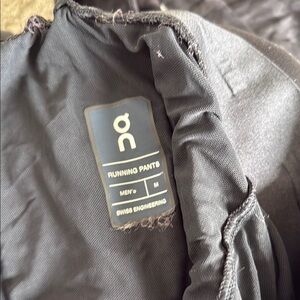 On Running Black Joggers Sleek Athletic Design